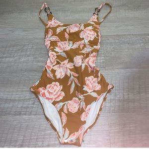 SEXY FLORAL ONE PIECE SWIM SUIT